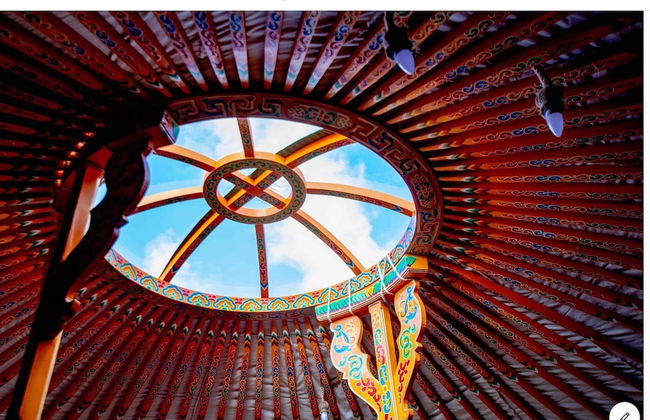 Orange Yurt With Hot Tub- Sleeps 3, Parking & Wifi - Foto 18