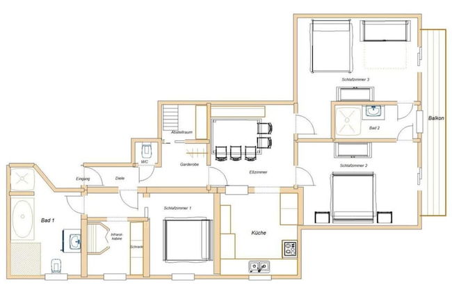 Majestic Apartment in Schrocken - Foto 9