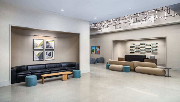 Sala de estar do lobby