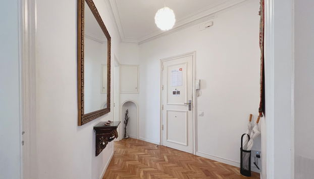 Interior entrance