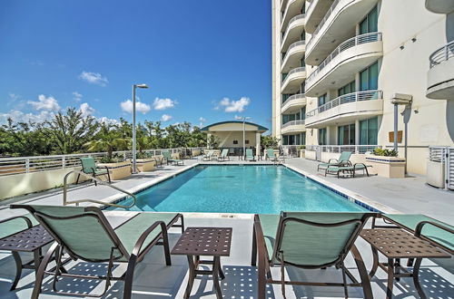 Photo 4 - Beachside Biloxi Club Condo: Balcony w/ Ocean View