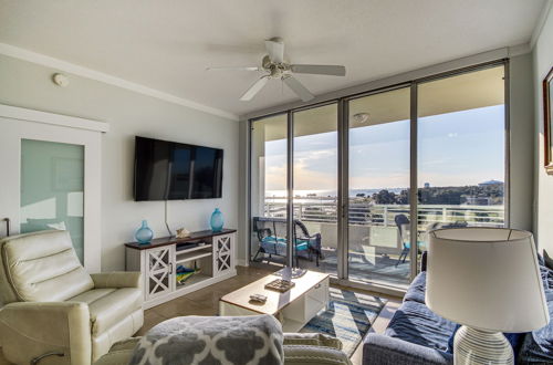 Photo 22 - Beachside Biloxi Club Condo: Balcony w/ Ocean View