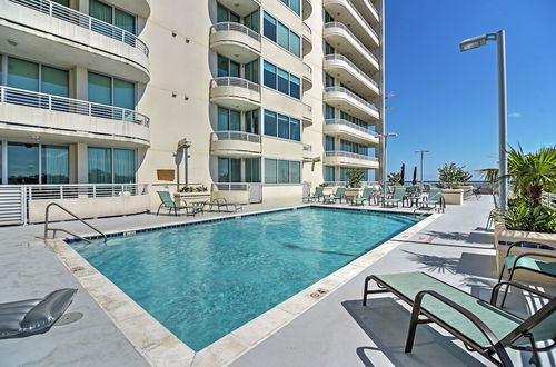 Photo 5 - Beachside Biloxi Club Condo: Balcony w/ Ocean View