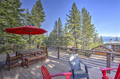 Photo 1 - A-frame Home in Tahoe City w/ Large Deck & Grill