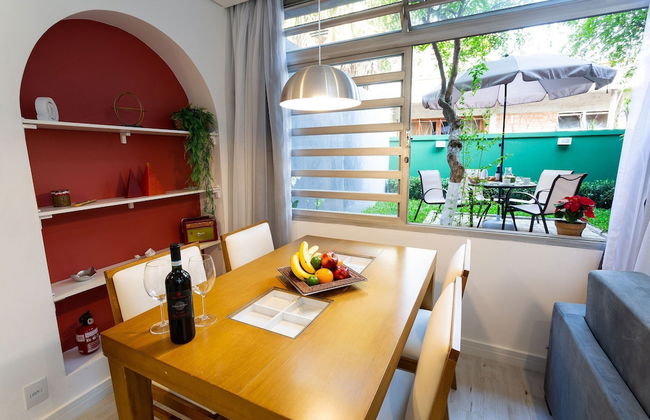 Apartamento com quintal na Praça do Pôr do Sol - Foto 1