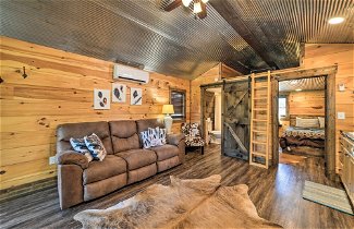 Photo 3 - Rustic Dog-friendly Cabin w/ Deck & Fire Pit