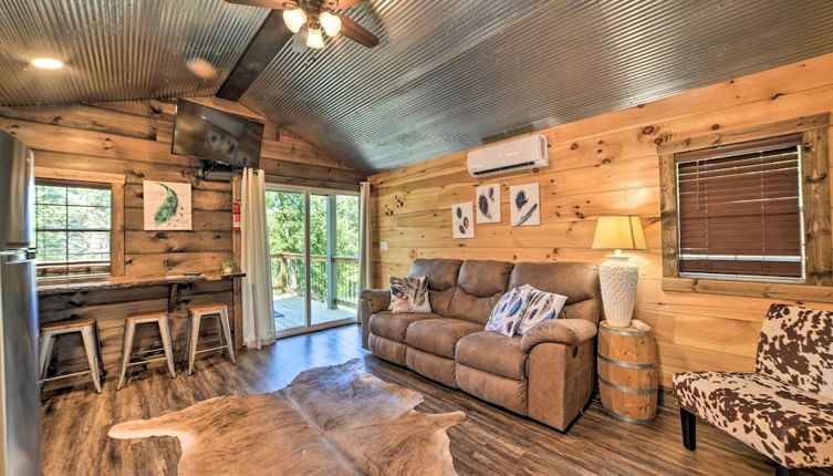 Photo 1 - Rustic Dog-friendly Cabin w/ Deck & Fire Pit