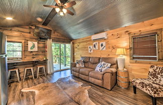 Photo 1 - Rustic Dog-friendly Cabin w/ Deck & Fire Pit