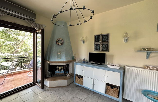 Blue Seashell Apartment - Comfortable Maisonette Just 30m From the Beach in Niki - Foto 9