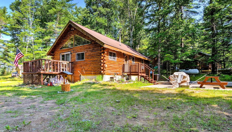 Photo 1 - Cozy Manistique Cabin w/ Deck, Grill & Fire Pit