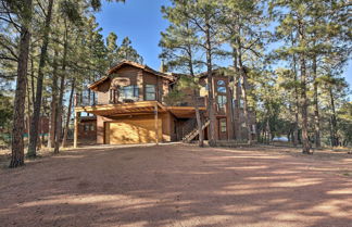 Photo 1 - 1-acre Oasis: Cabin w/ Game Room + Fire Pit