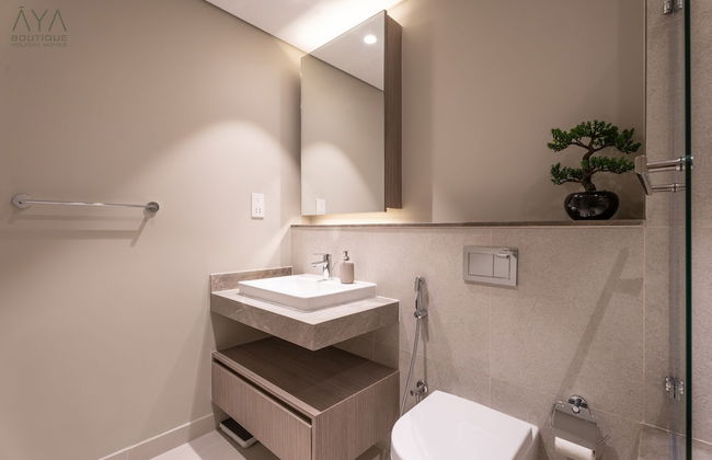Aya - Elegant 1BR Apartment With Balcony and Creek Views - Foto 23