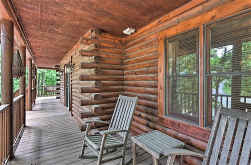 Foto 29 - Purlear Luxury, Spacious Log Cabin w/ Mtn Views