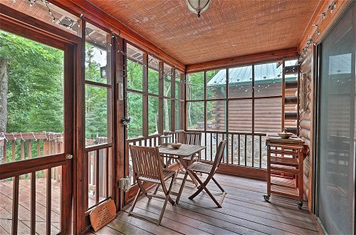 Foto 5 - Purlear Luxury, Spacious Log Cabin w/ Mtn Views