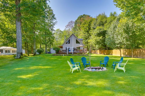 Photo 16 - Interlochen Lakehouse w/ Deck, Fire Pit, & Dock