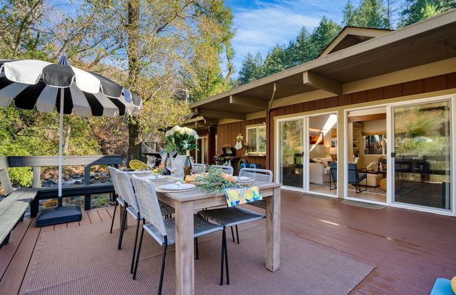 Sonoma Creek Haven Hot Tub Firepit Creekside Views Near Kenwood Wineries - Foto 48