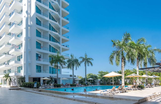 w Comfy 2BR w Ocean View and Pool in CTG - Foto 29