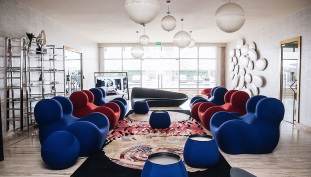 Sala de estar do lobby