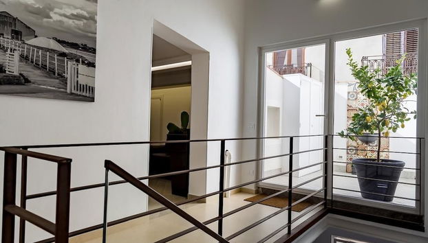 Interior entrance