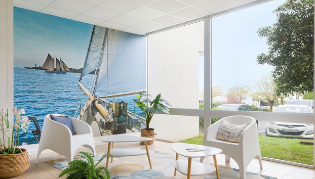 Lobby sitting area