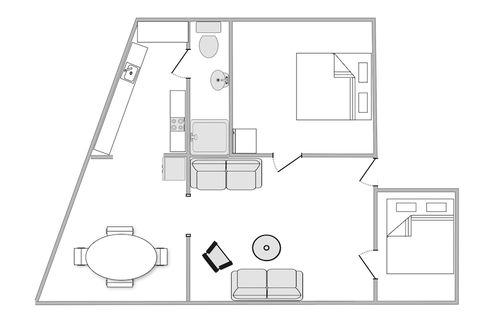 Photo 10 - Sanders Penny - Cute 2-bdr Apt in City Center