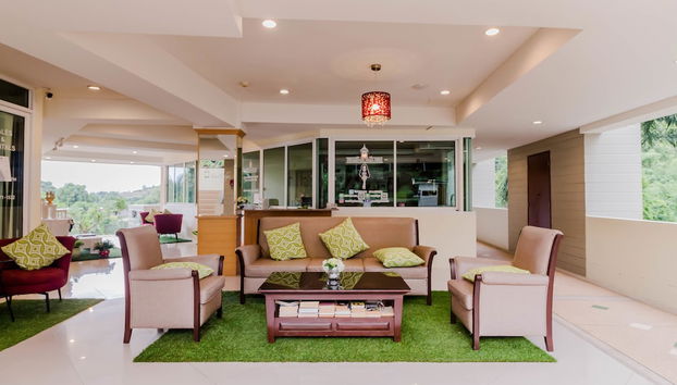 Sala de estar do lobby