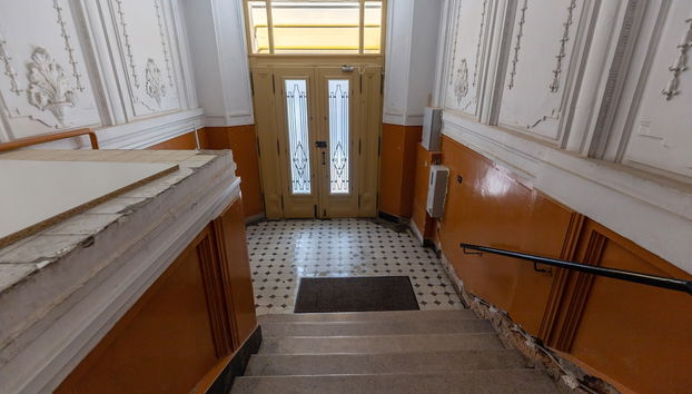 Interior entrance