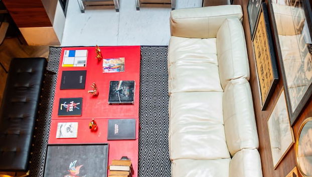 Sala de estar do lobby