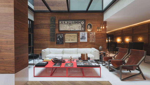 Sala de estar do lobby