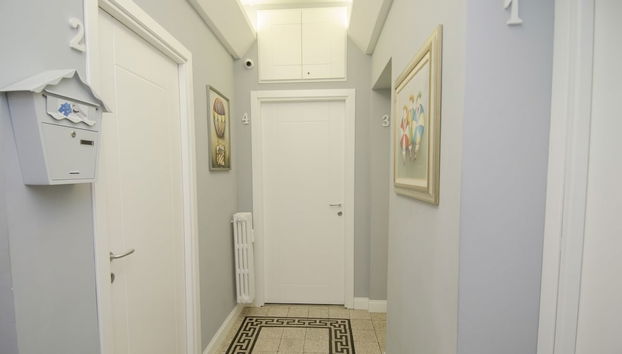 Interior entrance