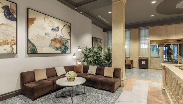 Sala de estar do lobby
