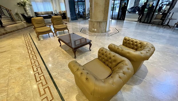 Sala de estar do lobby