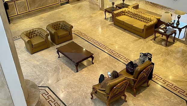 Sala de estar do lobby