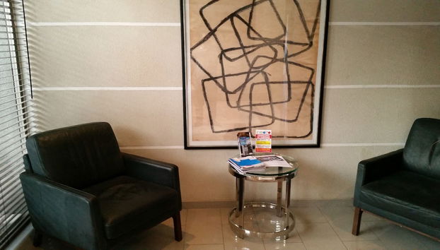 Coin salon dans le hall