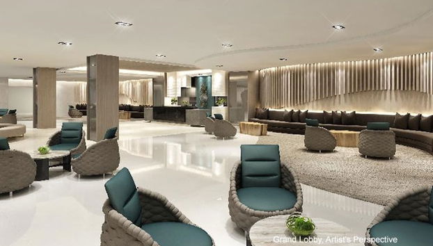 Sala de estar do lobby