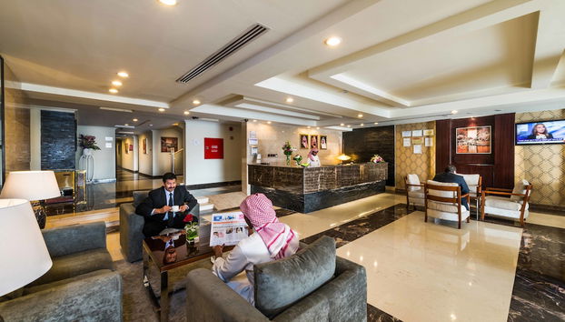 Sitzecke in der Lobby