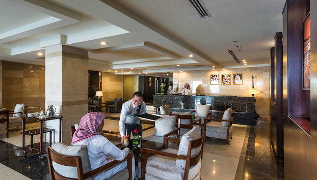 Sitzecke in der Lobby