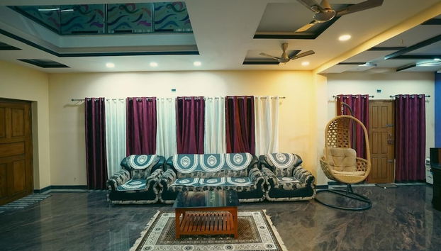 Coin salon dans le hall