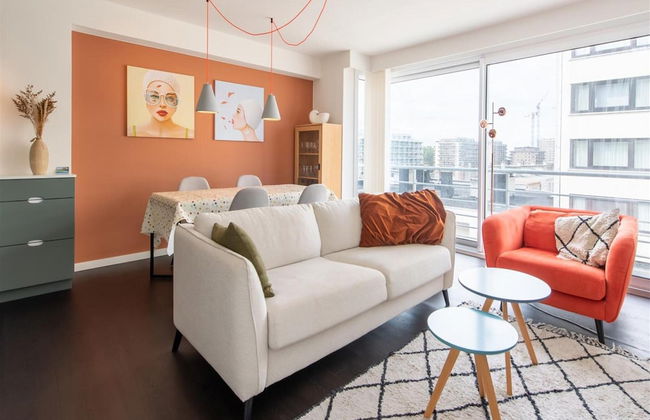 Lateral sea View Apartment in Ostend - Foto 1