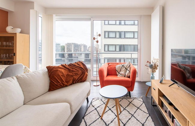 Lateral sea View Apartment in Ostend - Foto 10