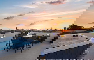 Photo 1 - Sunset Serenity by Avantstay Rooftop w Hot Tub Fire Pit 3 Blocks to Beach