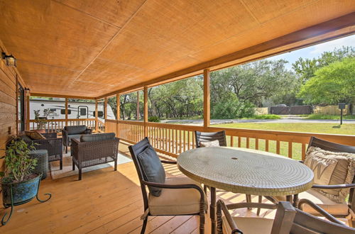 Photo 8 - Couples Cabin w/ Luxury Deck, 1 Mi to Canyon Lake