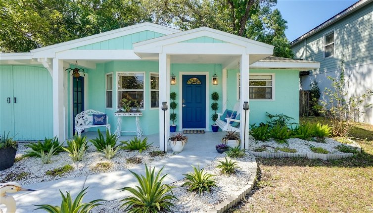 Photo 1 - Dreamy Palm Harbor Cottage, Steps to Crystal Beach