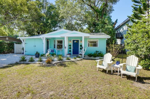 Photo 5 - Dreamy Palm Harbor Cottage, Steps to Crystal Beach