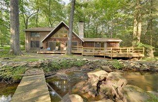 Photo 1 - Secluded Stroudsburg Home w/ Deck, Grill & Stream