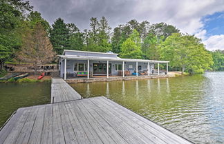 Photo 1 - Lakefront Six Mile Retreat w/ Hot Tub & Dock