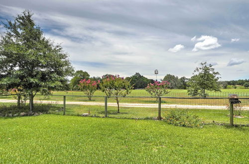 Photo 13 - Rustic Carmine Log Cabin w/ Covered Porch on Farm