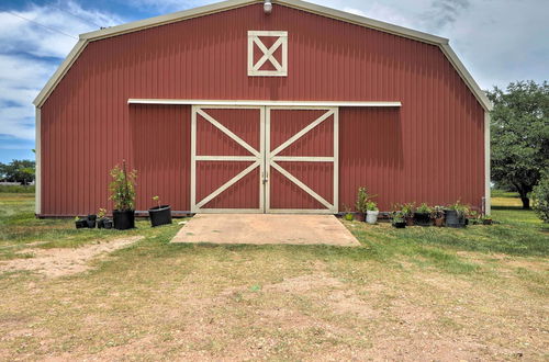 Photo 19 - Rustic Carmine Log Cabin w/ Covered Porch on Farm