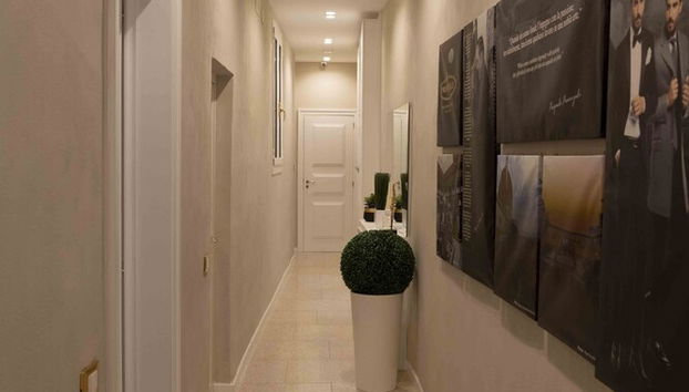Interior entrance