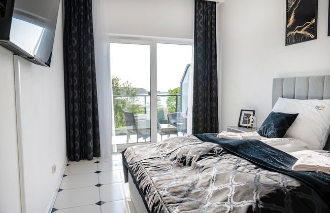 Apartment Overlooking the River, Sauna, Dziwnow - Foto 30